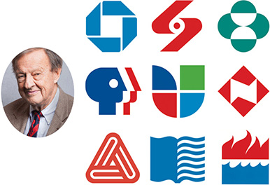 Ivan Chermayeff and just a few of the logos he designed